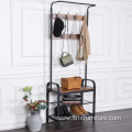 Brown Clothes Racks Shoe Racks for Drawing Room